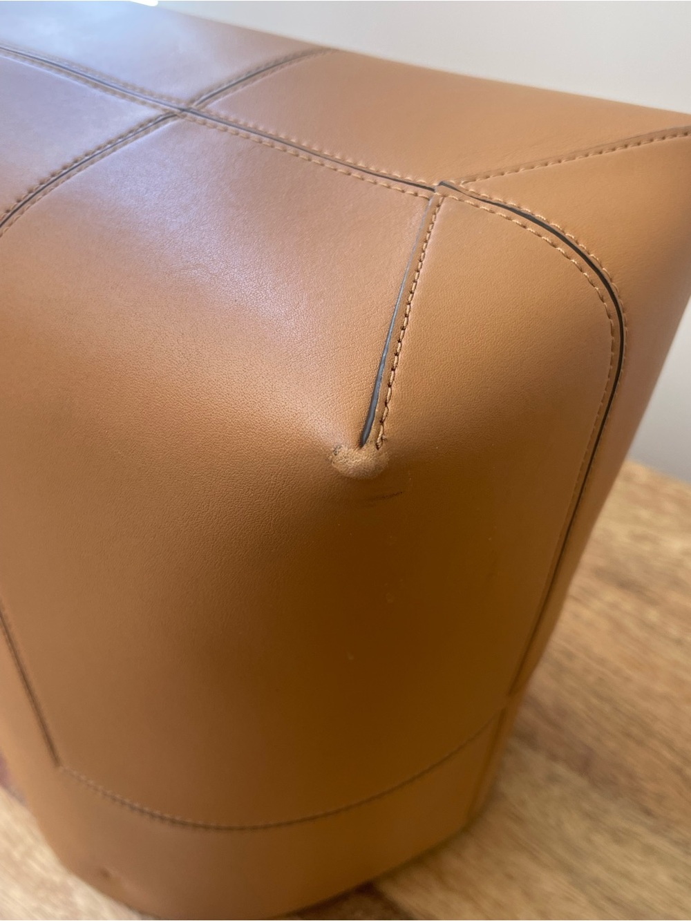 Tory Burch Cognac Leather Tote with Zip Pouch - Picture 7 of 14